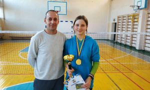 Змагання з бадмінтону серед дівчат 5-7 класів