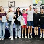 Вручення свідоцтв про завершення навчально-тренувальних занять в ДЮСШ вихованкам відділення баскетболу